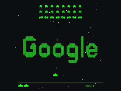 Google Space Invaders Game