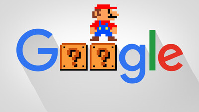 Mario coin block in Google. Click it!