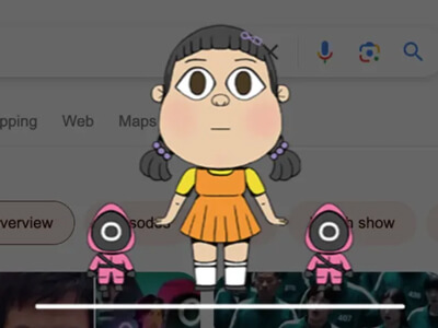 Google Squid Game Easter Egg
