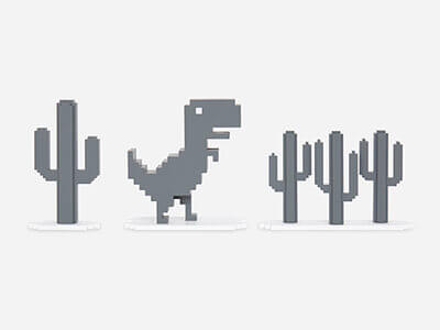 Google Chrome Dinosaur Game
