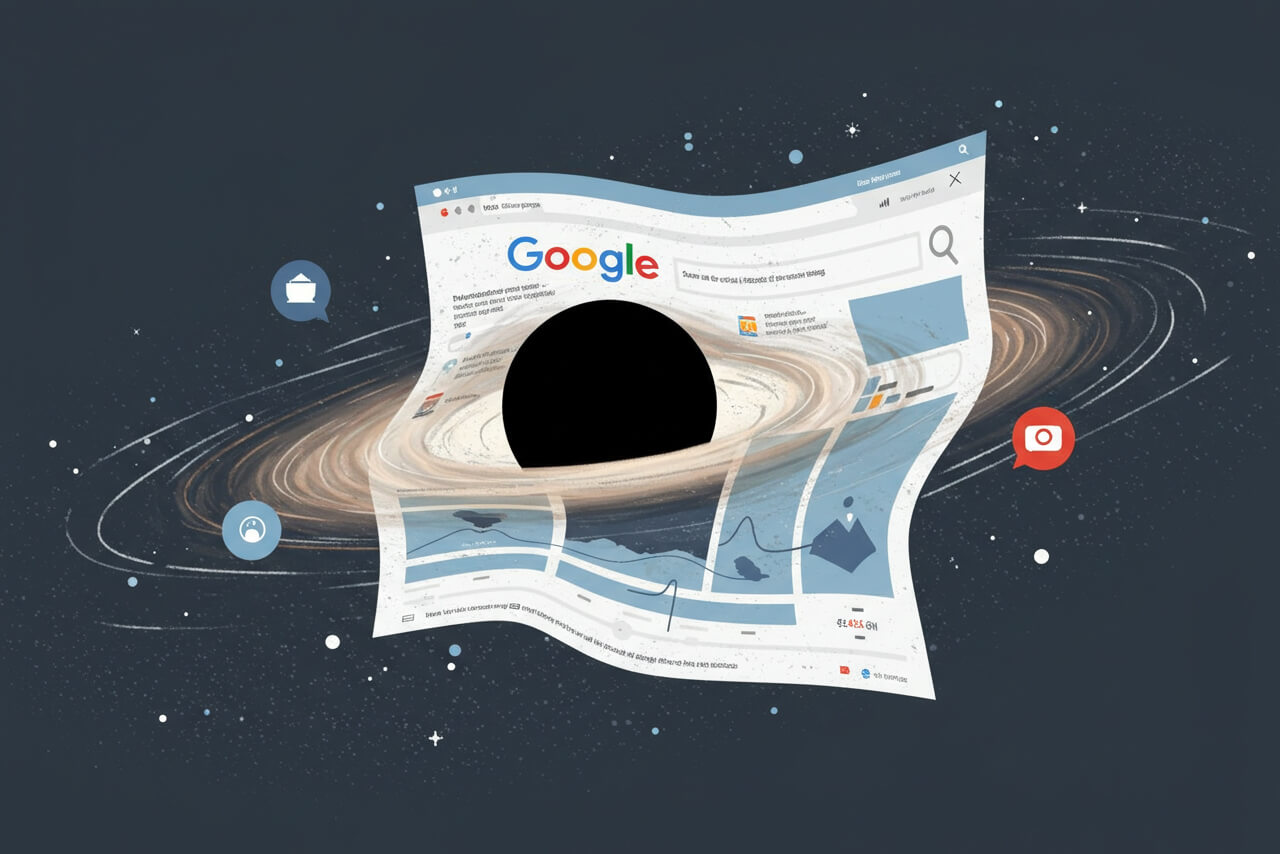 Black Hole Effect - elgooG