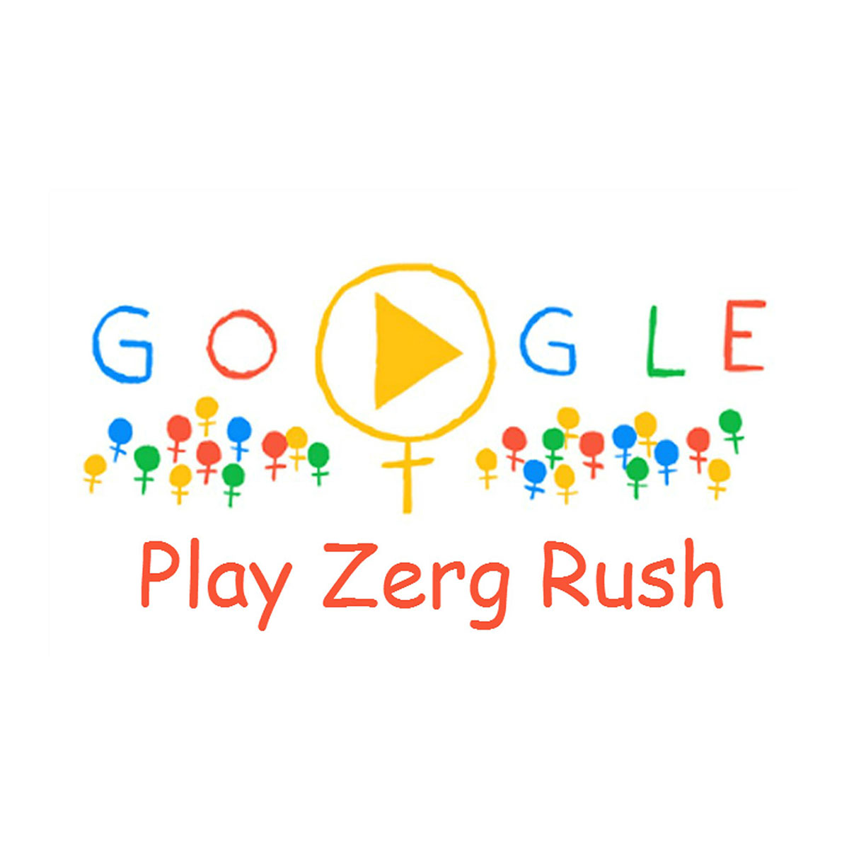 Play "Zerg Rush" by Google elgooG